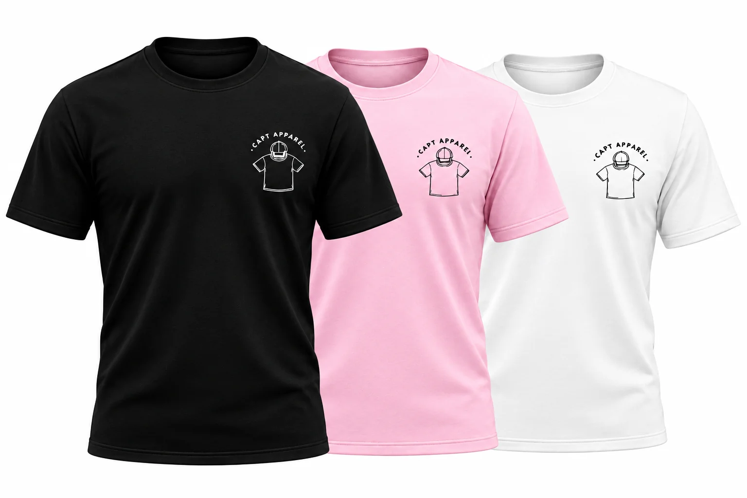 Streetwear fashion t-shirts and caps styled together